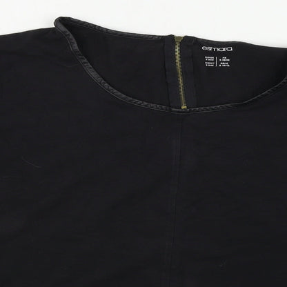 ESMARA Womens Black   Basic T-Shirt Size S