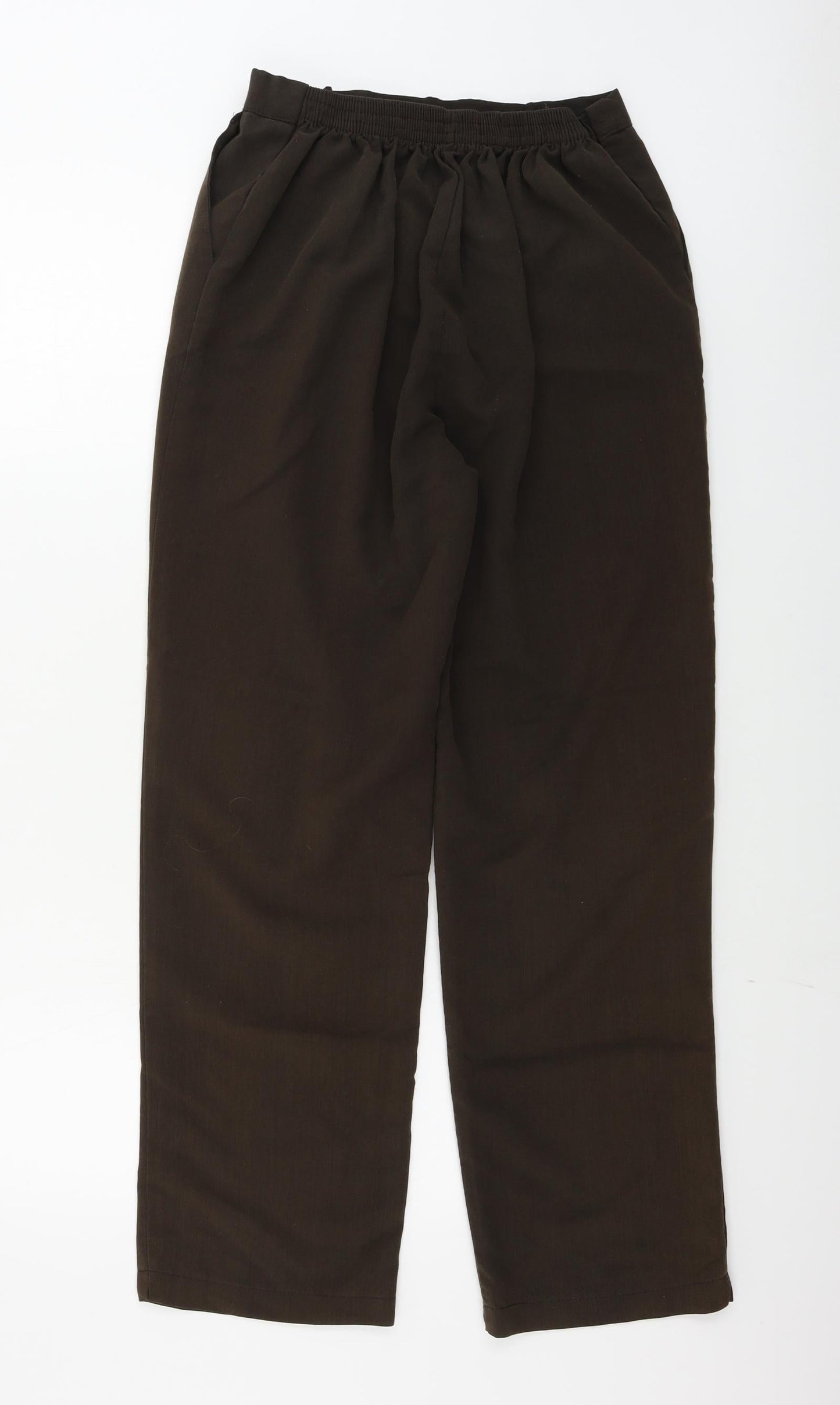 Womens UK Size 16 Preworn Regular Fit  Brown Trousers