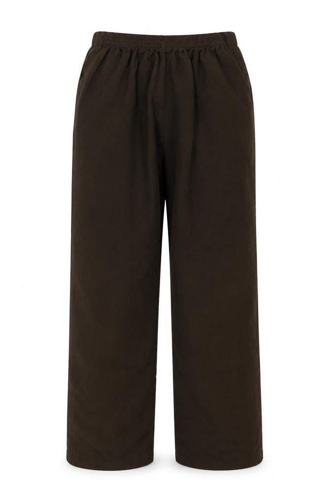 Womens UK Size 16 Preworn Regular Fit  Brown Trousers