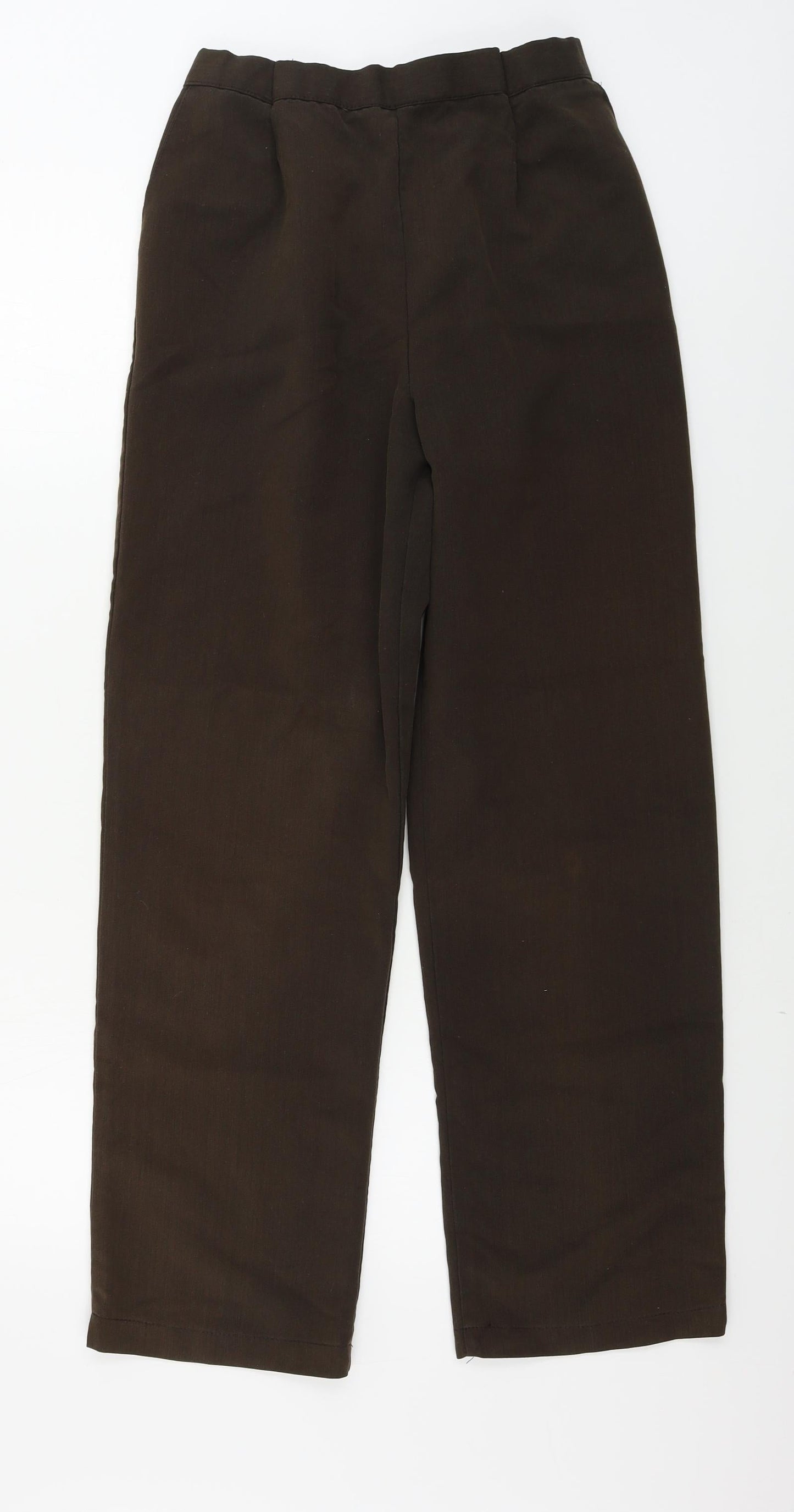 Womens UK Size 16 Preworn Regular Fit  Brown Trousers