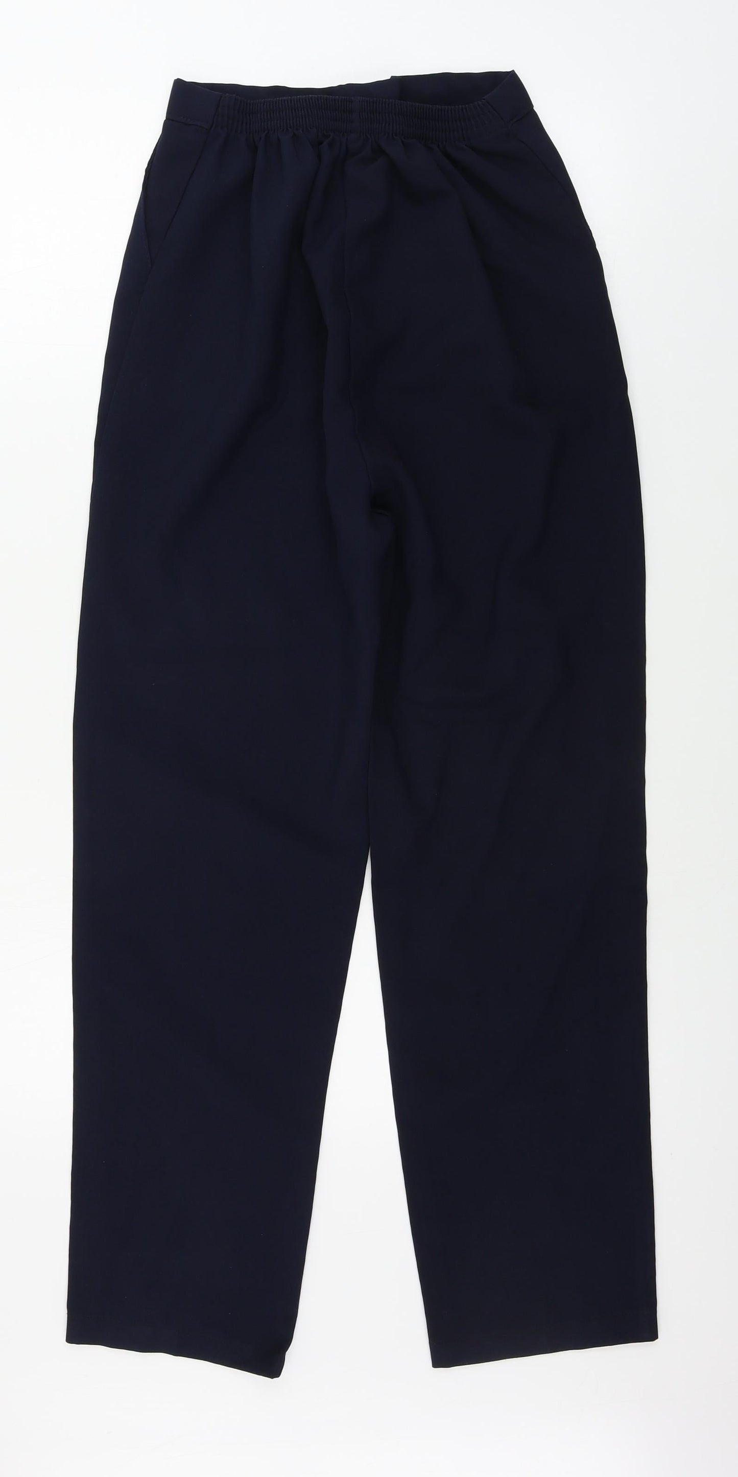 Womens UK Size 12 Preworn Regular Fit  Blue Trousers