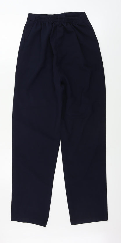 Womens UK Size 12 Preworn Regular Fit  Blue Trousers