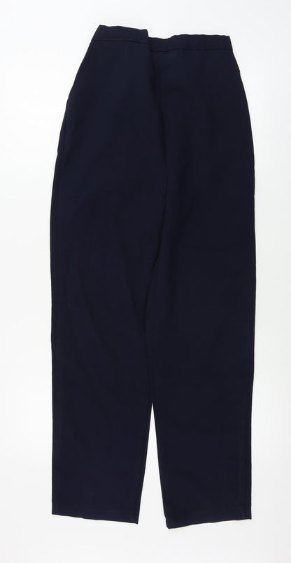 Womens UK Size 12 Preworn Regular Fit  Blue Trousers