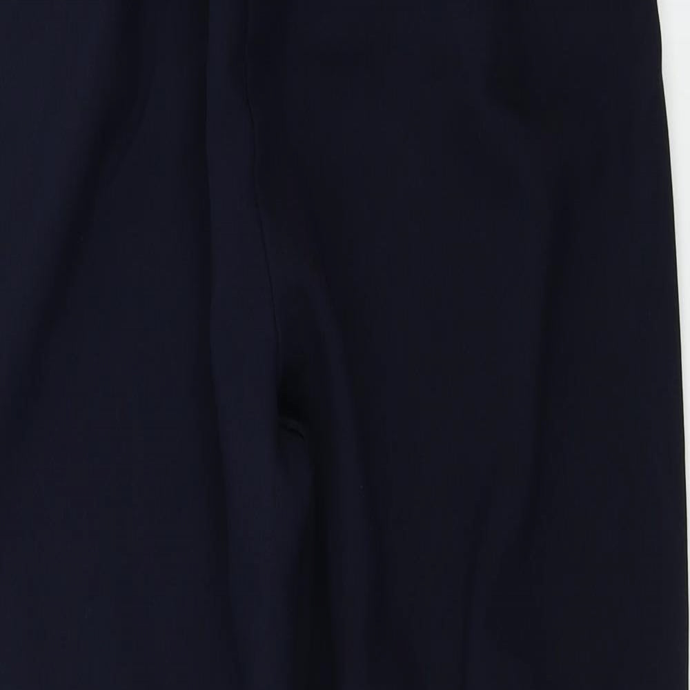 Womens UK Size 12 Preworn Regular Fit  Blue Trousers