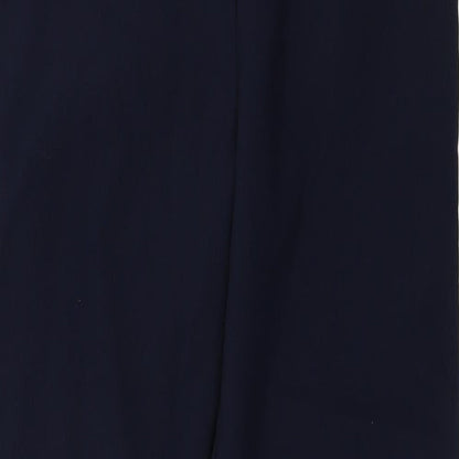 Womens UK Size 12 Preworn Regular Fit  Blue Trousers