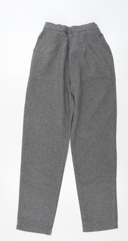 Womens UK Size 12 Preworn Regular Fit  Grey Trousers