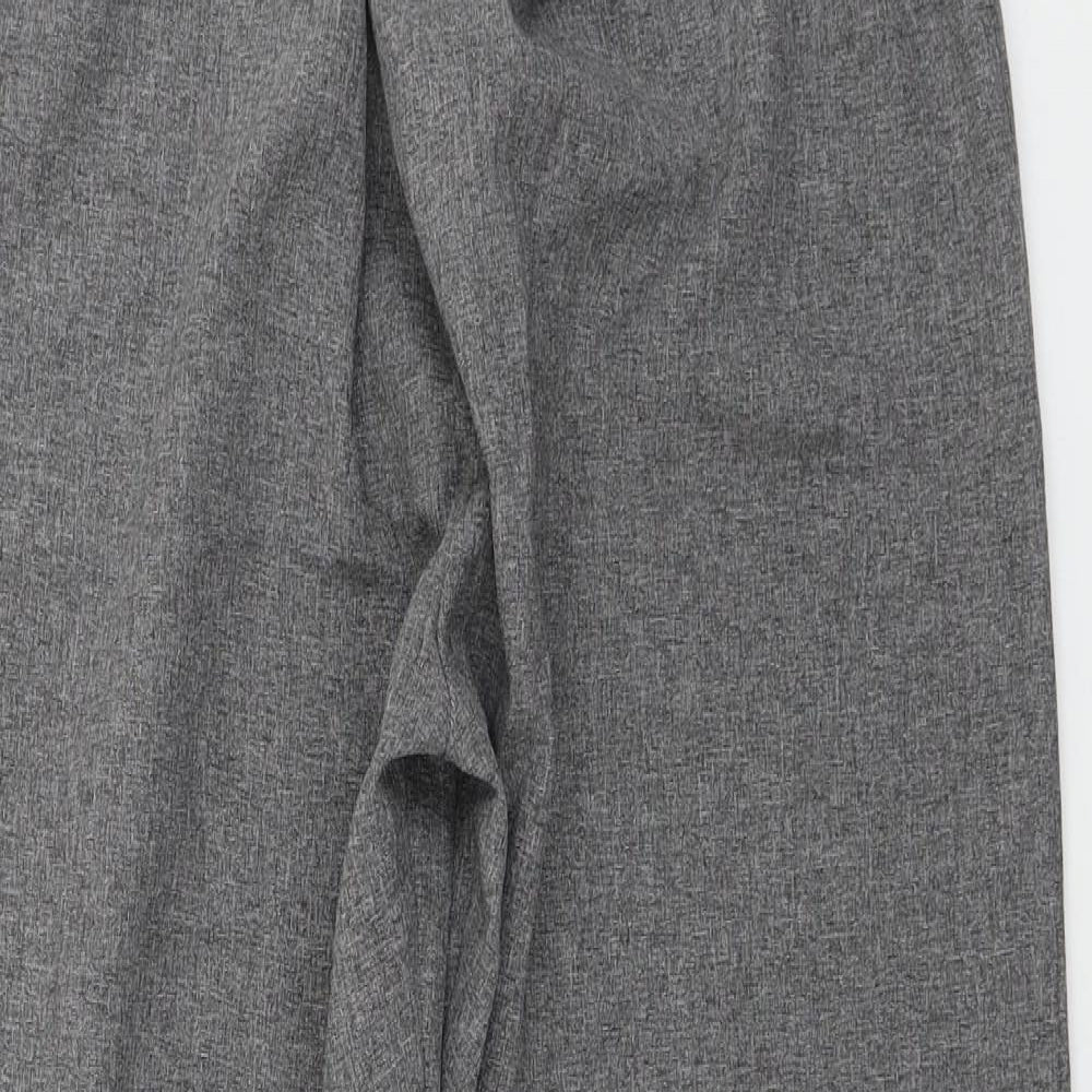 Womens UK Size 12 Preworn Regular Fit  Grey Trousers