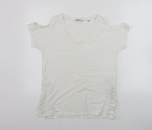 Womens UK Size 10 NEXT White Basic T-Shirt