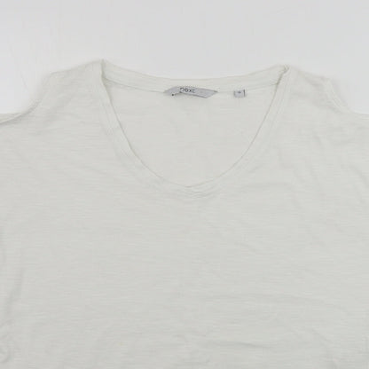 Womens UK Size 10 NEXT White Basic T-Shirt