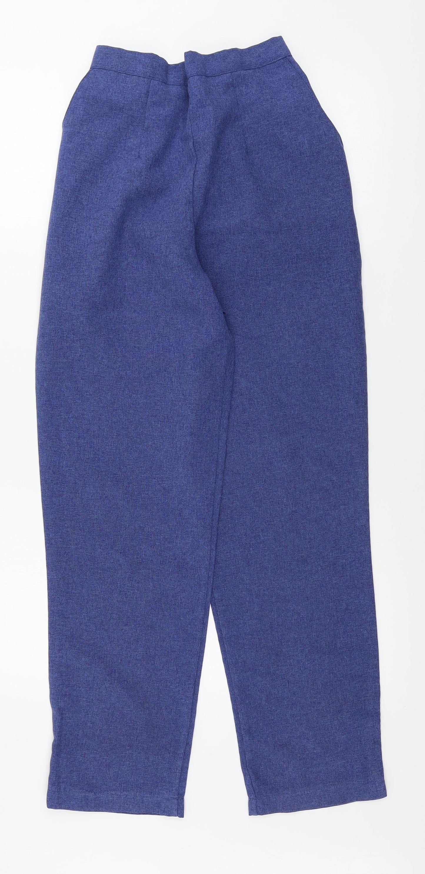 Womens UK Size 12 Preworn Regular Fit  Blue Trousers