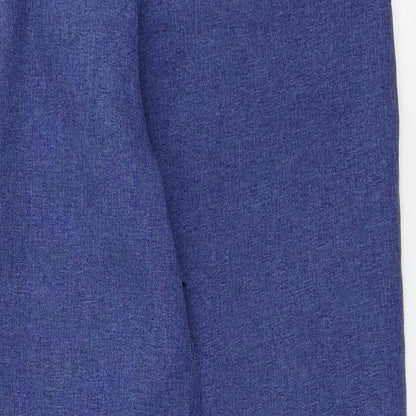 Womens UK Size 12 Preworn Regular Fit  Blue Trousers