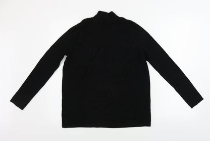 Nutmeg  Womens Black   Pullover Jumper Size 12