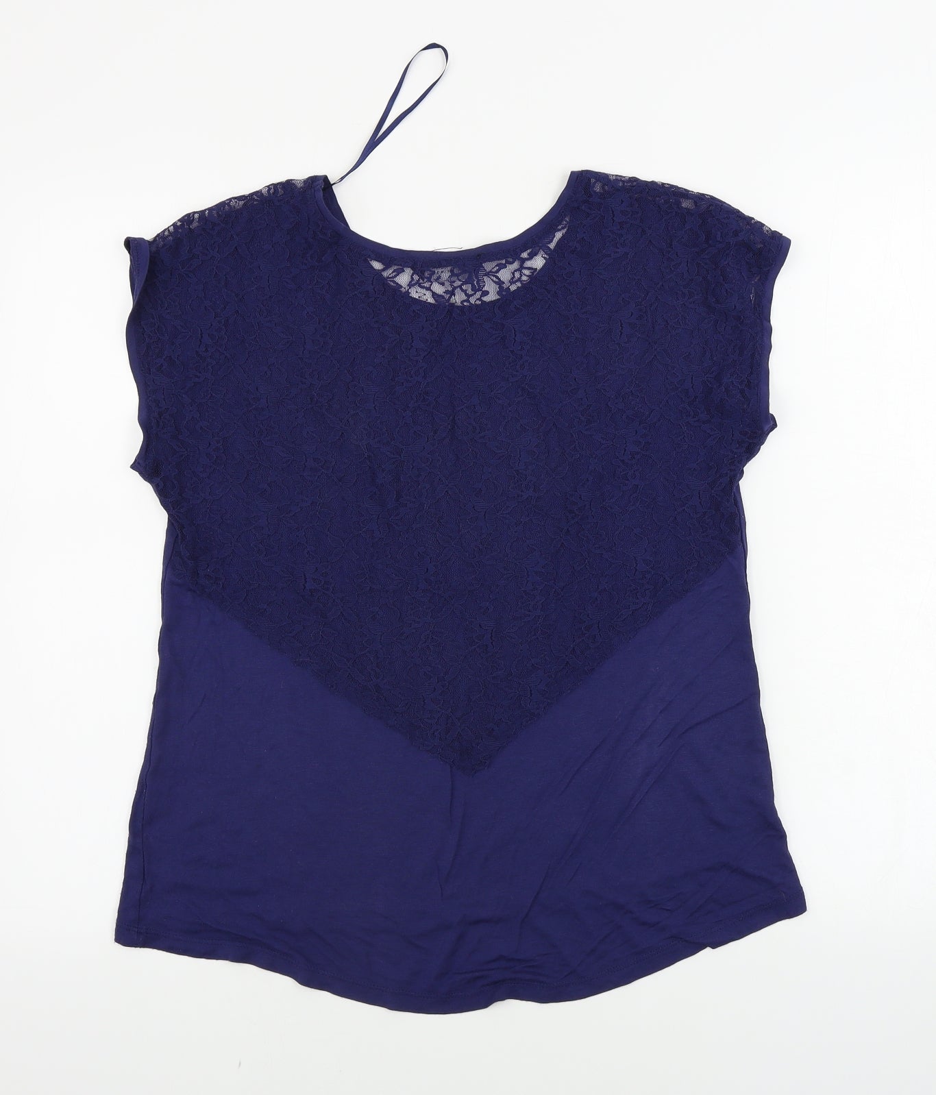 Womens UK Size 10 Dorothy Perkins Blue Basic Tank
