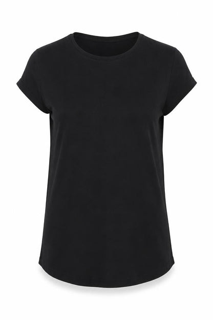 Preworn  Womens Black   Basic T-Shirt Size 8