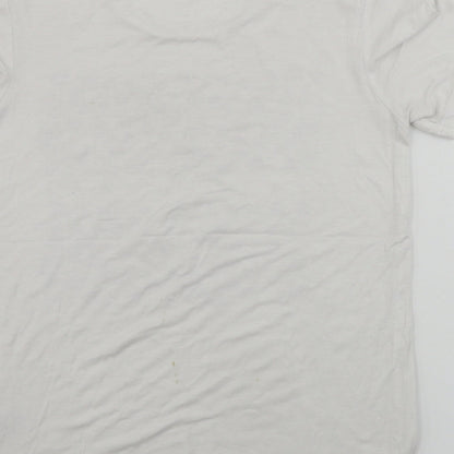 Womens UK Size 10 Damart White Basic T-Shirt