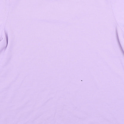 Womens UK Size S bm Pink Basic T-Shirt