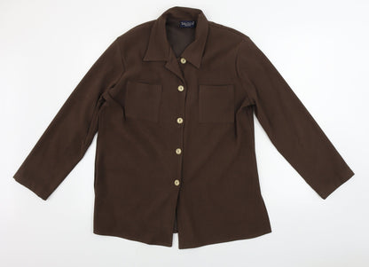 Womens UK Size 14 SALOOS Brown Jacket