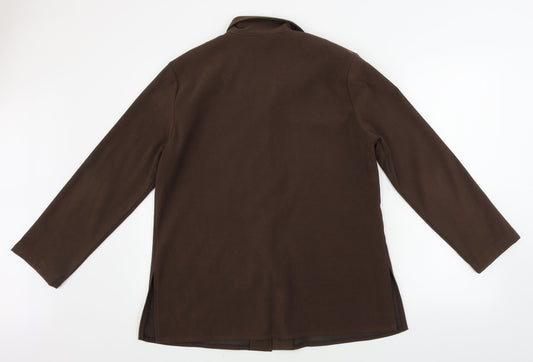 Womens UK Size 14 SALOOS Brown Jacket