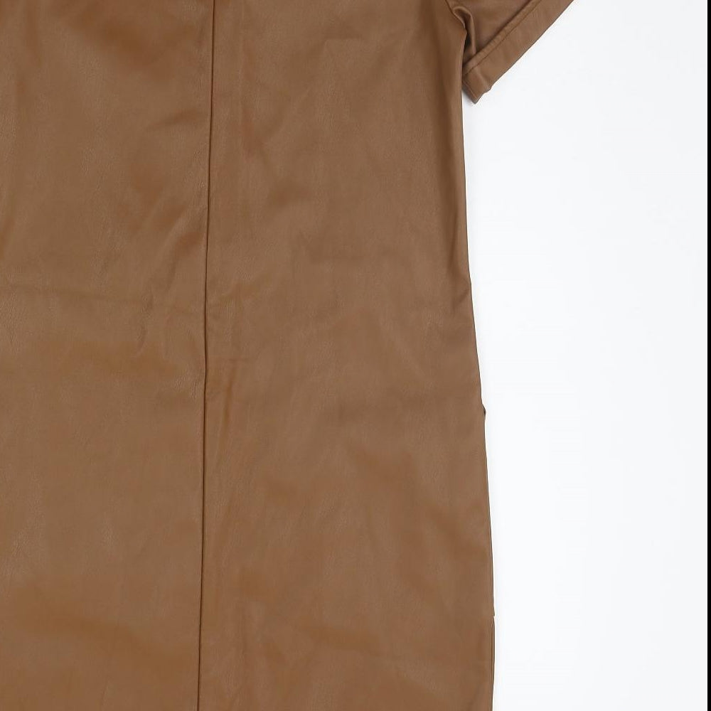Primark Womens Brown   A-Line  Size 10