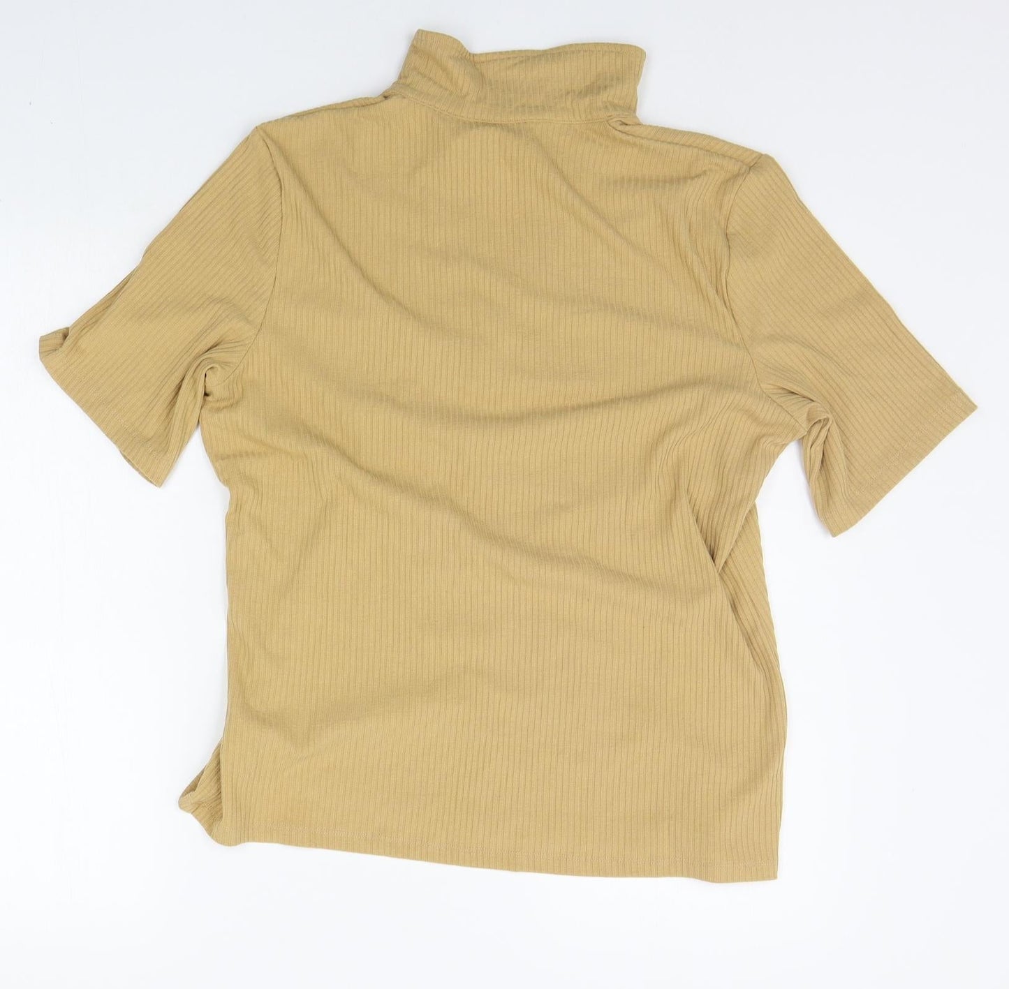 Womens UK Size 16 TU Beige Basic Polo