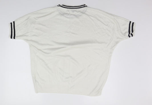 Womens UK Size M NEXT White Pullover Jumper