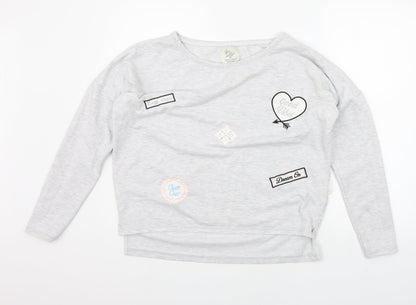 LOVE TO LOUNGE Womens Grey   Pullover Jumper Size S