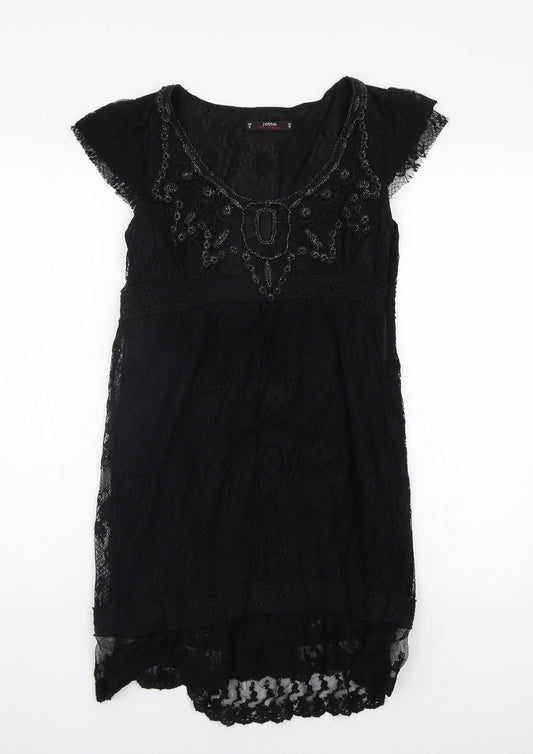 Miss Selfridge Womens Black   A-Line  Size 10