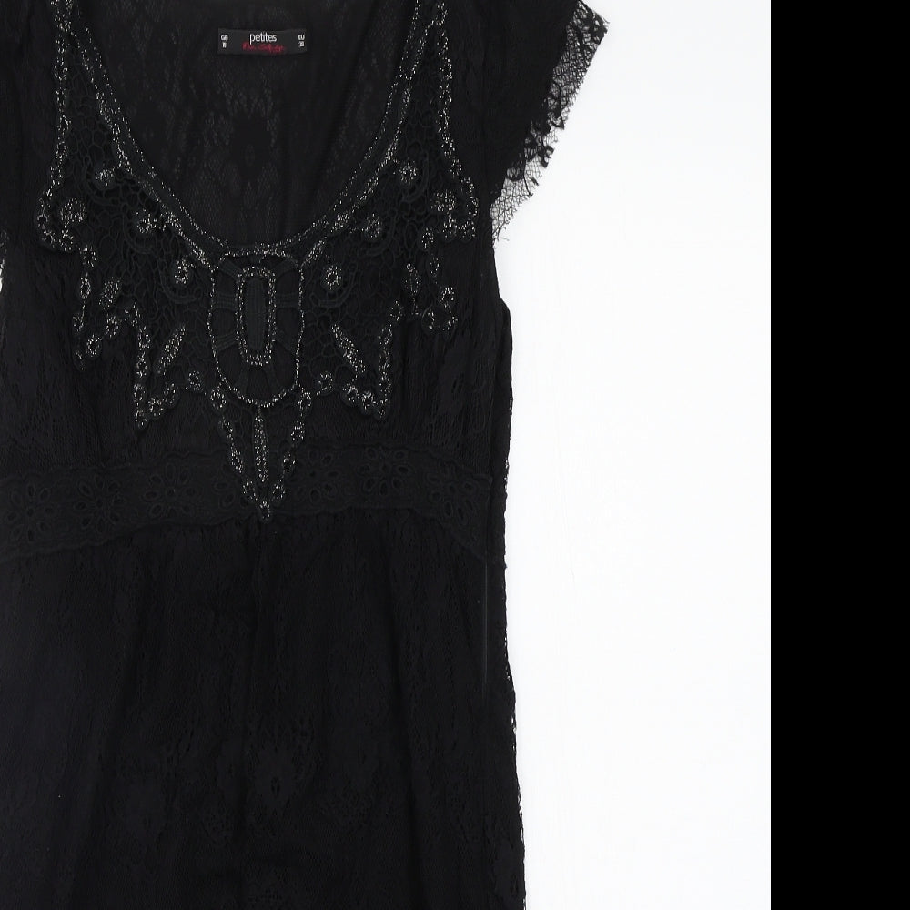 Miss Selfridge Womens Black   A-Line  Size 10