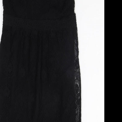 Miss Selfridge Womens Black   A-Line  Size 10
