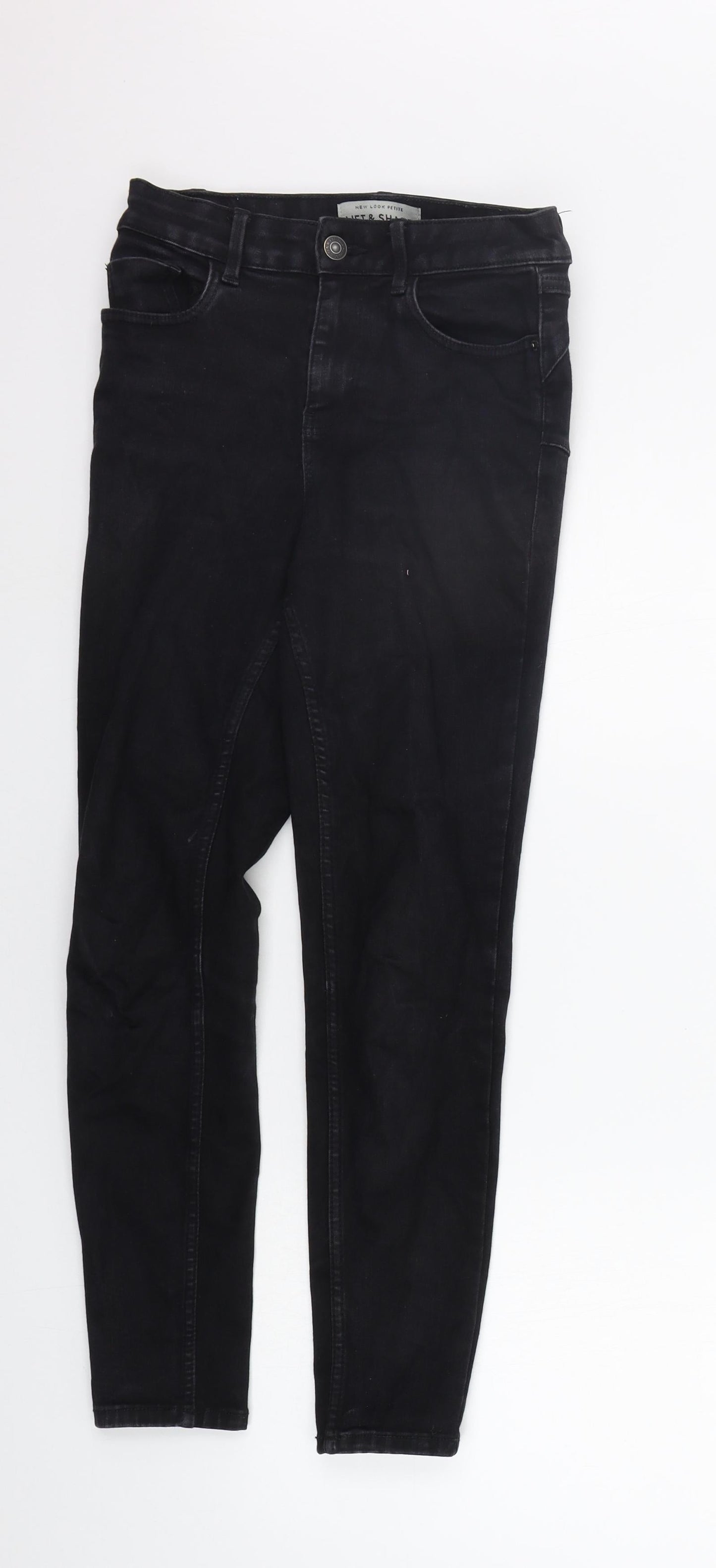 New Look Womens Black   Straight Jeans Size 8 L24 in