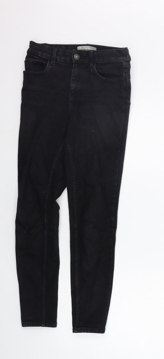 New Look Womens Black   Straight Jeans Size 8 L24 in
