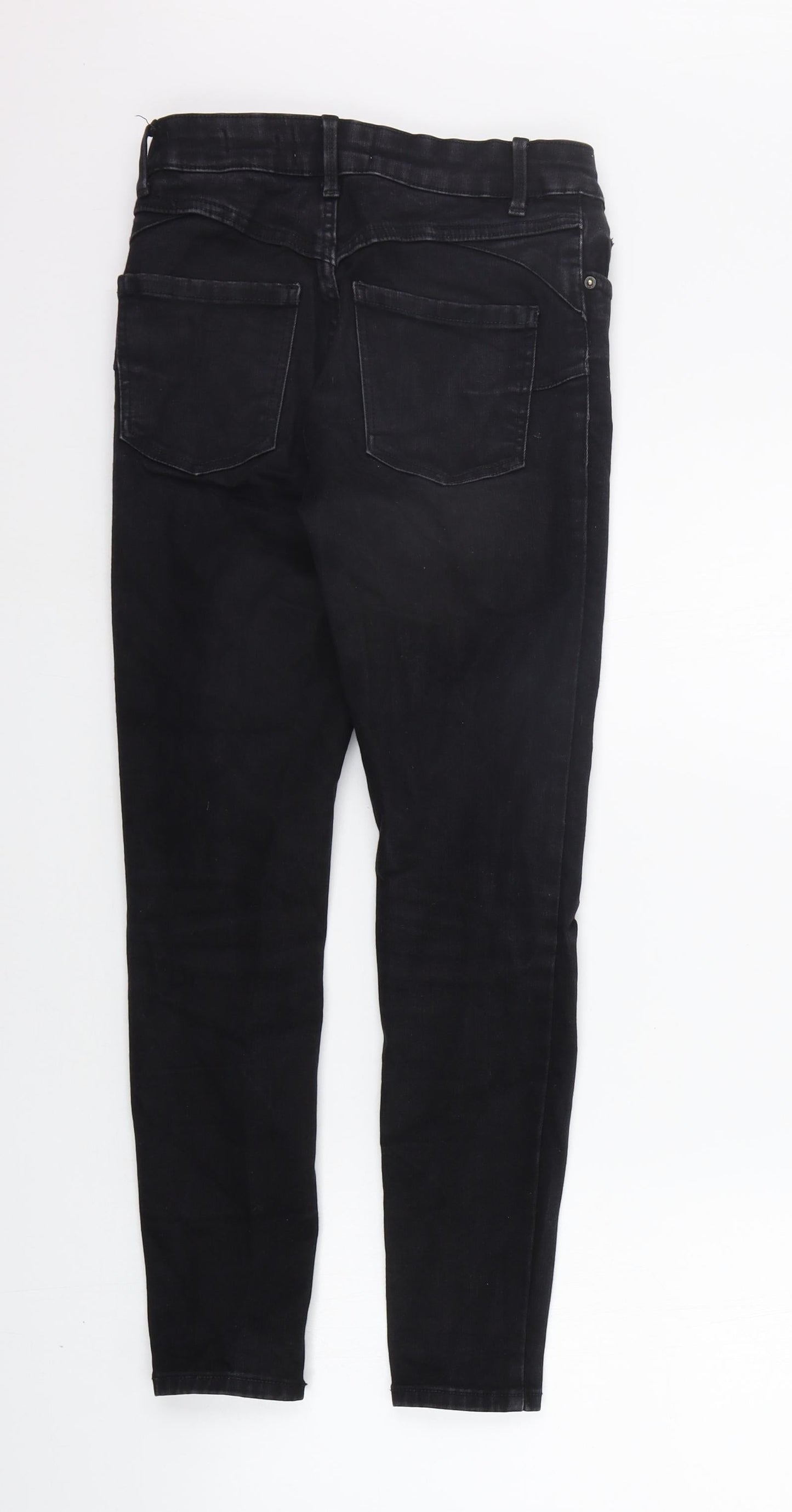 New Look Womens Black   Straight Jeans Size 8 L24 in