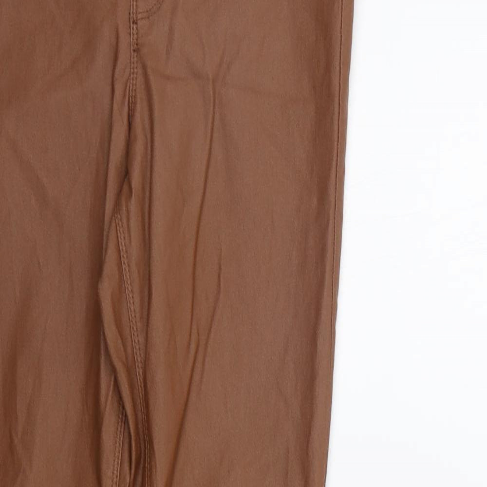 Womens UK Size 12 deniem co Regular Fit  Brown Trousers