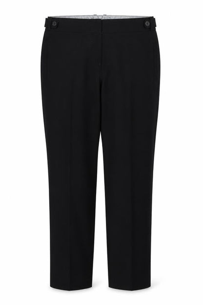Womens UK Size 14 Debenhams Regular Fit  Black Trousers