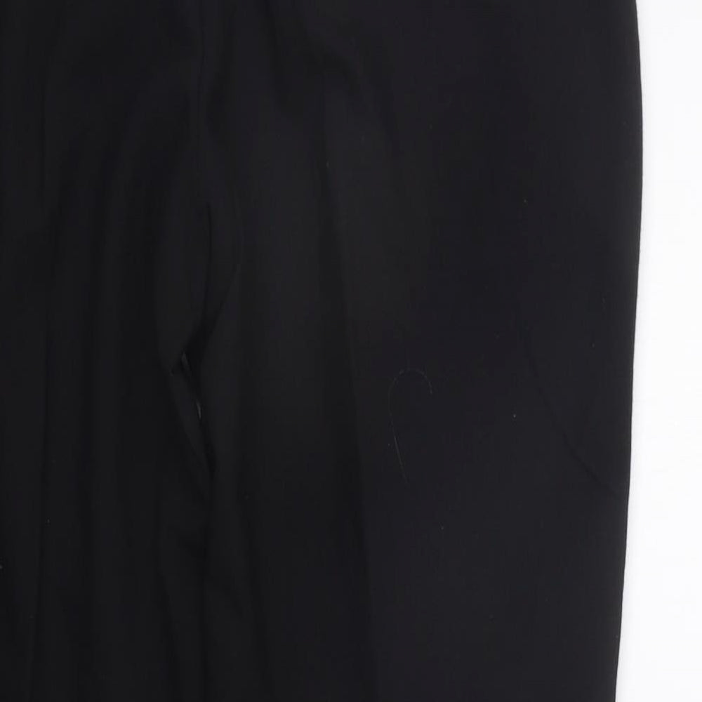 Womens UK Size 14 Debenhams Regular Fit  Black Trousers