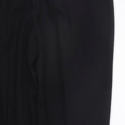 Womens UK Size 14 Debenhams Regular Fit  Black Trousers