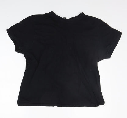 Donnay Womens Black   Basic T-Shirt Size XL