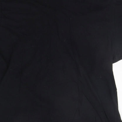 Donnay Womens Black   Basic T-Shirt Size XL