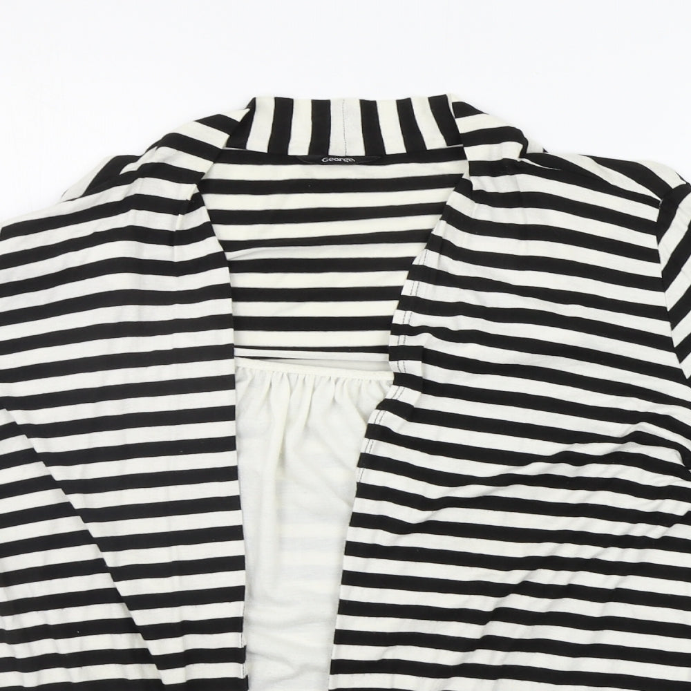 George Womens Black Striped  Pullover Jumper Size 14