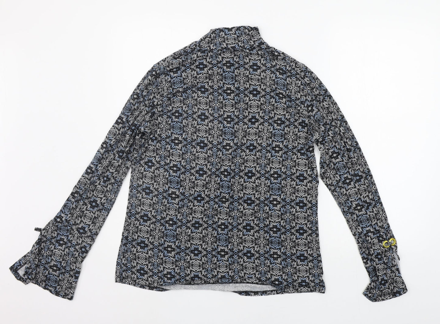 George Womens Grey Geometric  Pullover Jumper Size 16