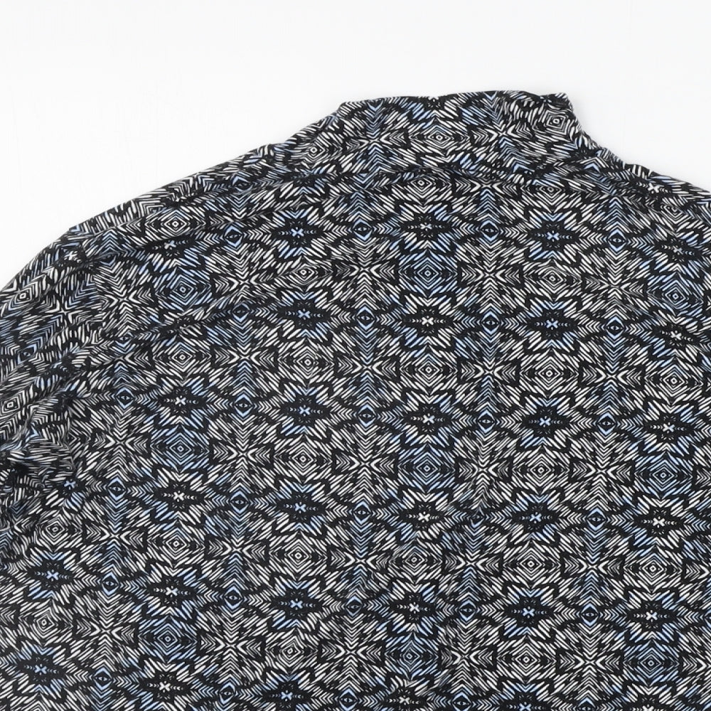 George Womens Grey Geometric  Pullover Jumper Size 16