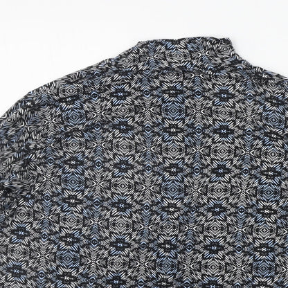 George Womens Grey Geometric  Pullover Jumper Size 16