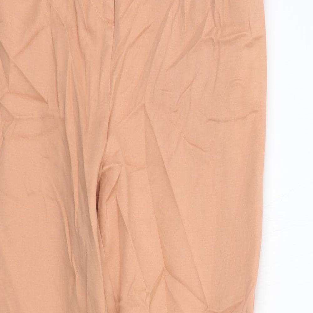Womens UK Size 8 Topshop Regular Fit  Orange Trousers