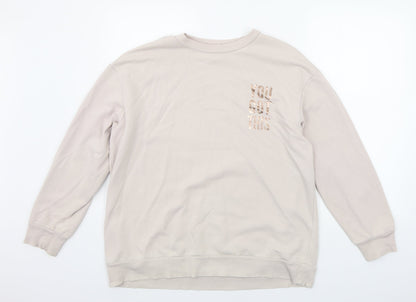 George Womens Beige   Pullover Jumper Size L