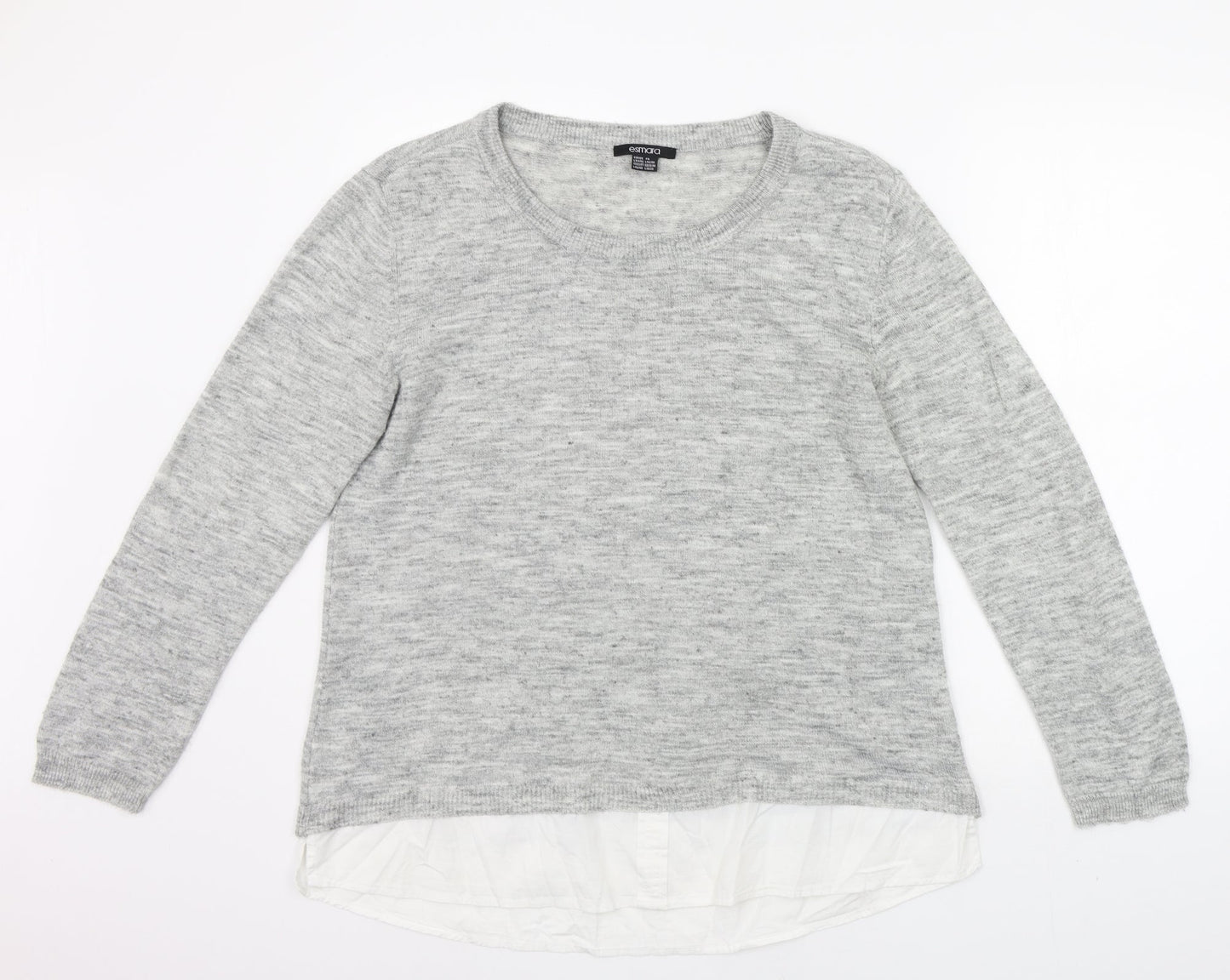 Womens UK Size L ESMARA Grey Pullover Jumper