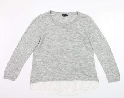 Womens UK Size L ESMARA Grey Pullover Jumper