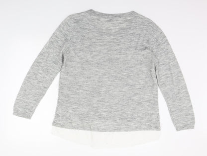 Womens UK Size L ESMARA Grey Pullover Jumper