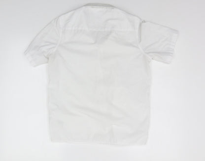Marks and Spencer Boys White   Basic Button-Up Size 12-13 Years