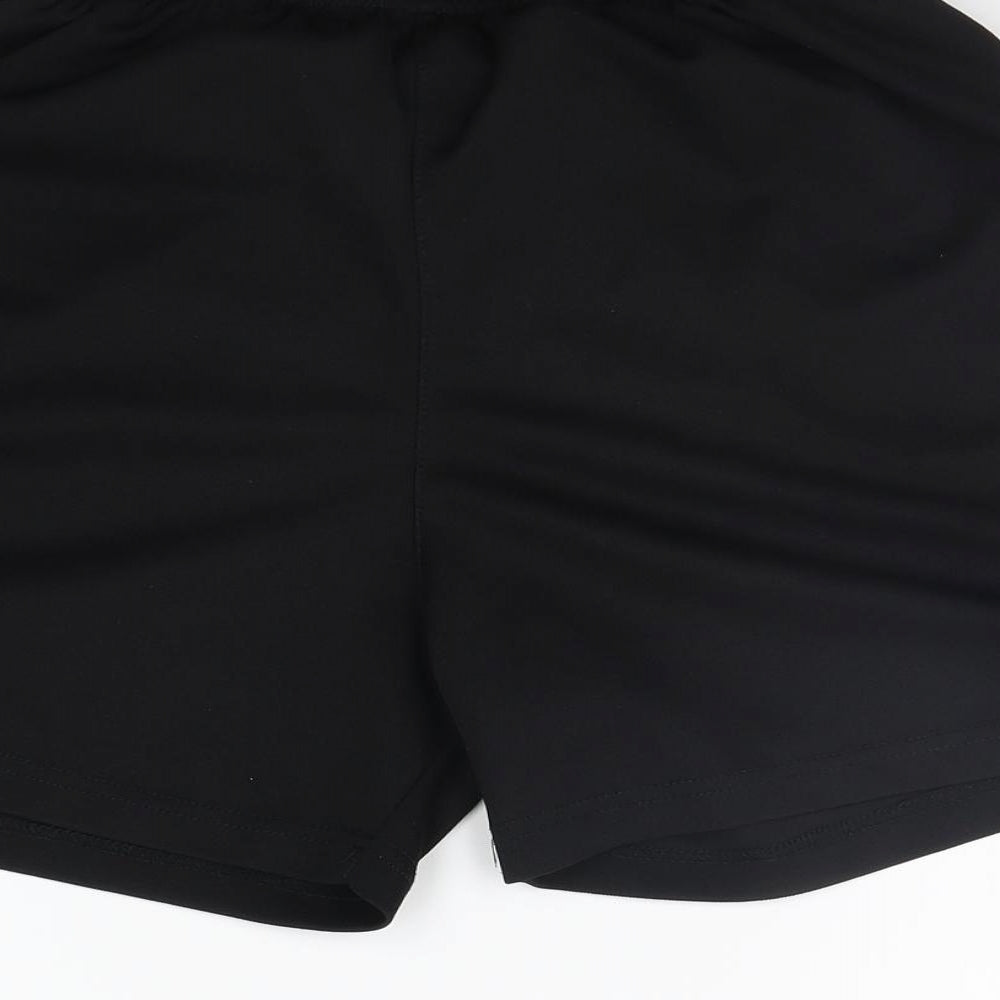 LISPORT Boys Black   Sweat Shorts Size M
