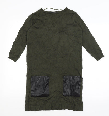 Womens UK Size 8 Atmosphere Green Pullover Jumper
